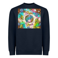 Navy Shell yeah Heavyweight Sweatshirt - TumblerDesignByShophia