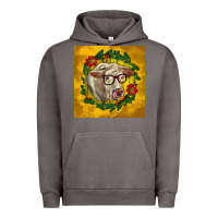 Pigment Tornado christmas charolais cow face Urban Hoodie - LillyAllenDesigns