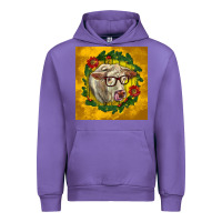 Tulip christmas charolais cow face Urban Hoodie - LillyAllenDesigns