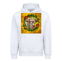 Christmas Charolais Cow Face Urban Hoodie | Teevron