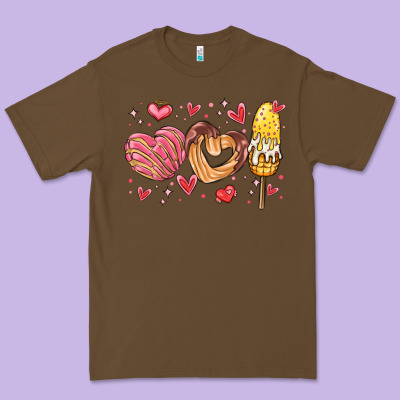 Valentines Day Mexican Food Premium Tee Designed By Maliassmallbusiness