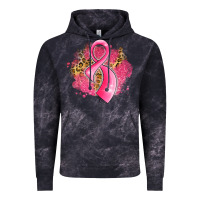 Cloud Black breast cancer awareness ribbon with glitter pink l Vintage Hoodie - LillyAllenDesigns