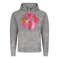 Cloud Rock breast cancer awareness ribbon with glitter pink l Vintage Hoodie - LillyAllenDesigns