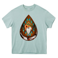 Arona aztec bullskull teardrop earrings Heavy Core Tee - Jasminsmagicworld