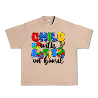 Child With Autism On Board Urban Heavy Tee | Teevron