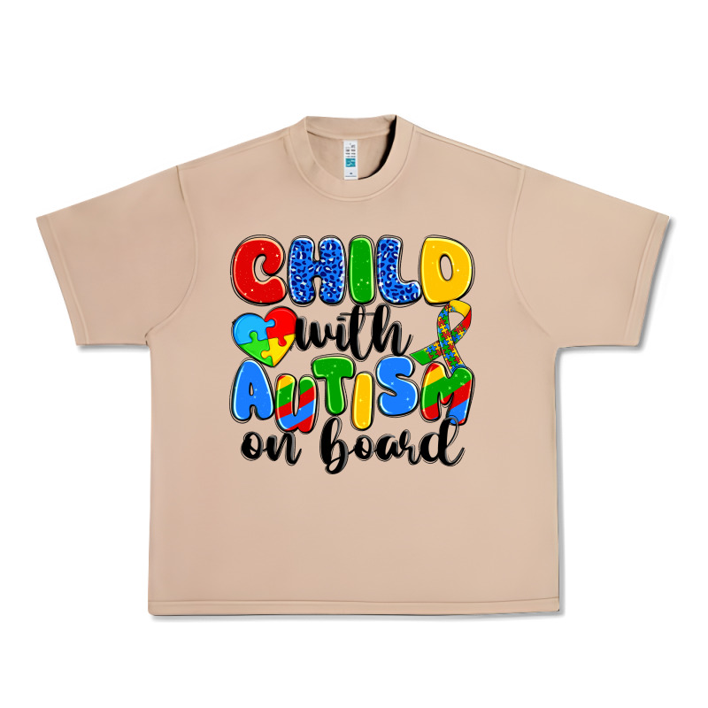Child With Autism On Board Urban Heavy Tee by Artiststas | Teevron
