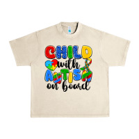 Sandshell child with autism on board Urban Heavy Tee - Artiststas