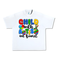 White child with autism on board Urban Heavy Tee - Artiststas