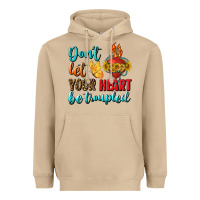 Mushroom Don't Let Your Heart Be Troupled Heavyweight Hoodie - BundleAndBundleShop
