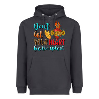 Smoke Don't Let Your Heart Be Troupled Heavyweight Hoodie - BundleAndBundleShop