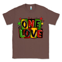 Chestnut one love juneteenth Classic Tee - LillyAllenDesigns