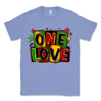 Colony Blue one love juneteenth Classic Tee - LillyAllenDesigns