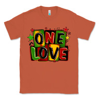 Copper one love juneteenth Classic Tee - LillyAllenDesigns