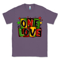Lavender one love juneteenth Classic Tee - LillyAllenDesigns