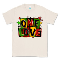 Natural one love juneteenth Classic Tee - LillyAllenDesigns