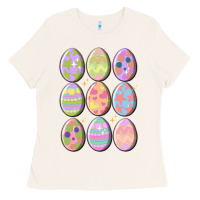 Bone vintage easter eggs Ladies Tee - MaliasSmallBusiness