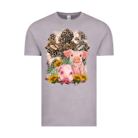 Vintage Zinc Western Pigs with Crosses Vintage Tee - LillyAllenDesigns