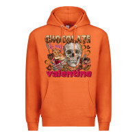 Carrot Skull chocolate is my Valentine Premium Hoodie - FaDigitalArtStudio