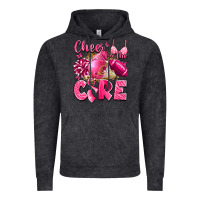 Vintage Black cheer for the cure breast cancer Vintage Hoodie - LillyAllenDesigns