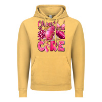 Vintage Mustard cheer for the cure breast cancer Vintage Hoodie - LillyAllenDesigns