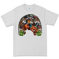 Dove Grey rodeo cowboy rainbow Premium Tee - JahusDesignShop