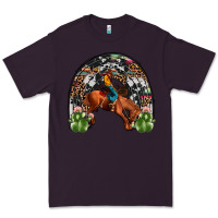 Plum rodeo cowboy rainbow Premium Tee - JahusDesignShop