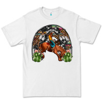 White rodeo cowboy rainbow Premium Tee - JahusDesignShop