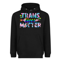 Black Western LGBTQ+ Trans Lives Matter Heavyweight Hoodie - BundleAndBundleShop