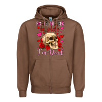 Chestnut roses are red inside i m dead Zipper Hoodie - OliviaCreatesArt