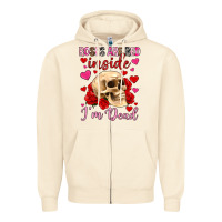 Sandshell roses are red inside i m dead Zipper Hoodie - OliviaCreatesArt