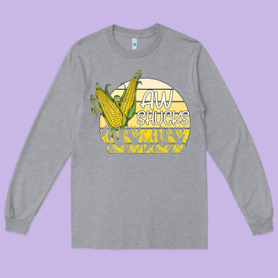 Aw, Shucks Long Sleeve Tee Designed By Bettercallsaul