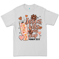 Dove Grey valentine jesus fills my cup Premium Tee - MaliasSmallBusiness