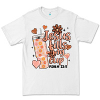 White valentine jesus fills my cup Premium Tee - MaliasSmallBusiness