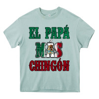 Arona El Papa Mas Chingon Mexican Flag Heavy Core Tee - Jasminsmagicworld