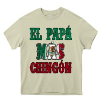 Mossy El Papa Mas Chingon Mexican Flag Heavy Core Tee - Jasminsmagicworld