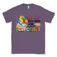 Lavender i just want to stay home and craft Classic Tee - LillyAllenDesigns