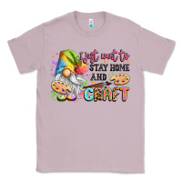 Lilac i just want to stay home and craft Classic Tee - LillyAllenDesigns