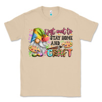 Mushroom i just want to stay home and craft Classic Tee - LillyAllenDesigns