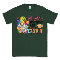 Sports Green i just want to stay home and craft Classic Tee - LillyAllenDesigns