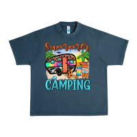 Midnight Navy summer camping Urban Heavy Tee - JahusDesignShop