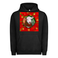 Pigment Black christmas hereford calf Urban Hoodie - LillyAllenDesigns