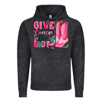 Vintage Black give cancer the boot Vintage Hoodie - LillyAllenDesigns