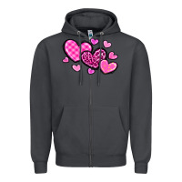 Smoke love hearts Zipper Hoodie - OliviaCreatesArt