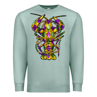Seafoam mardi gras crawfish Premium Sweatshirt - FaDigitalArtStudio