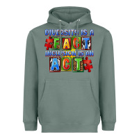Sage diversity is a fact indesion is an act Heavyweight Hoodie - FaDigitalArtStudio