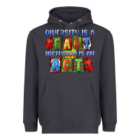 Smoke diversity is a fact indesion is an act Heavyweight Hoodie - FaDigitalArtStudio