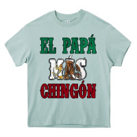 Arona El Papa Mas Chingon Mexican Flag Heavy Core Tee - Jasminsmagicworld