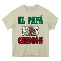 Mossy El Papa Mas Chingon Mexican Flag Heavy Core Tee - Jasminsmagicworld