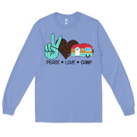 Colony Blue Peace Love Camp Long Sleeve Tee - Bettercallsaul