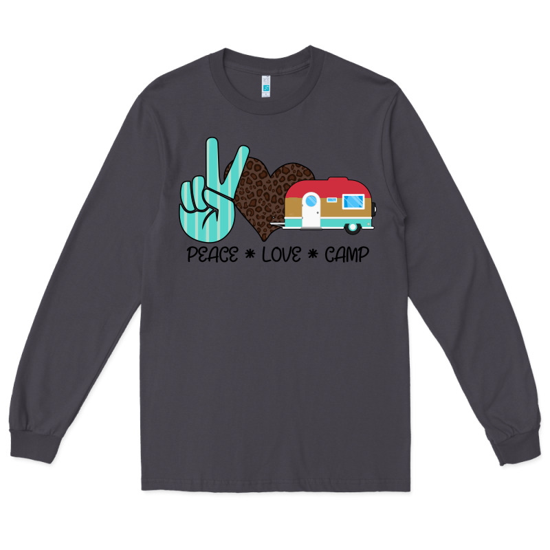 Peace Love Camp Long Sleeve Tee by Bettercallsaul | Teevron